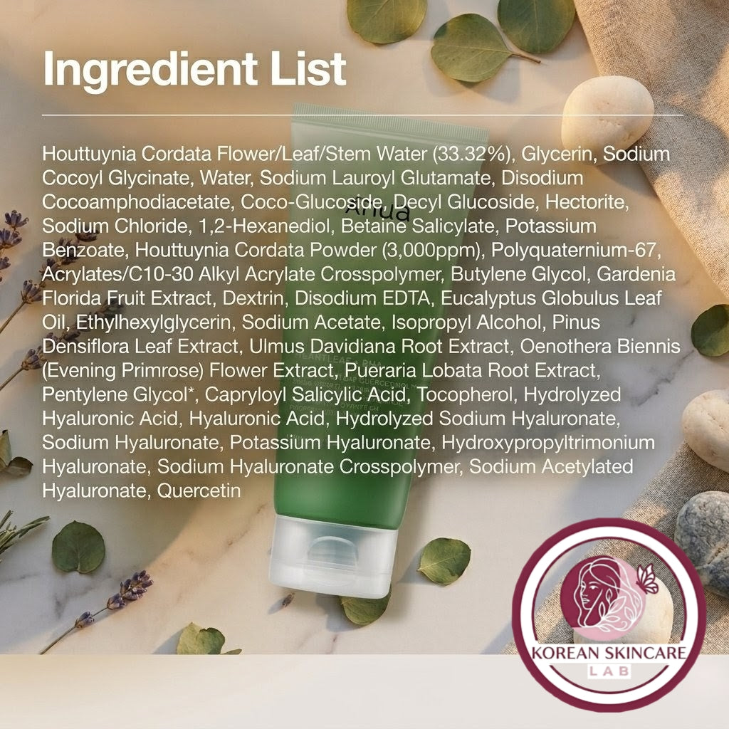 Anua Heartleaf Quercetinol Pore Deep Cleansing Foam