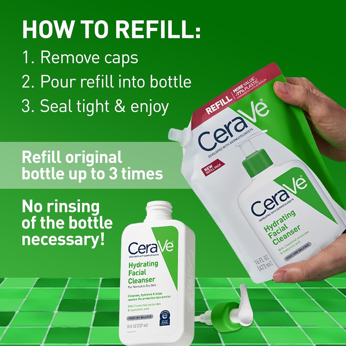 CeraVe Hydrating Facial Cleanser Refill