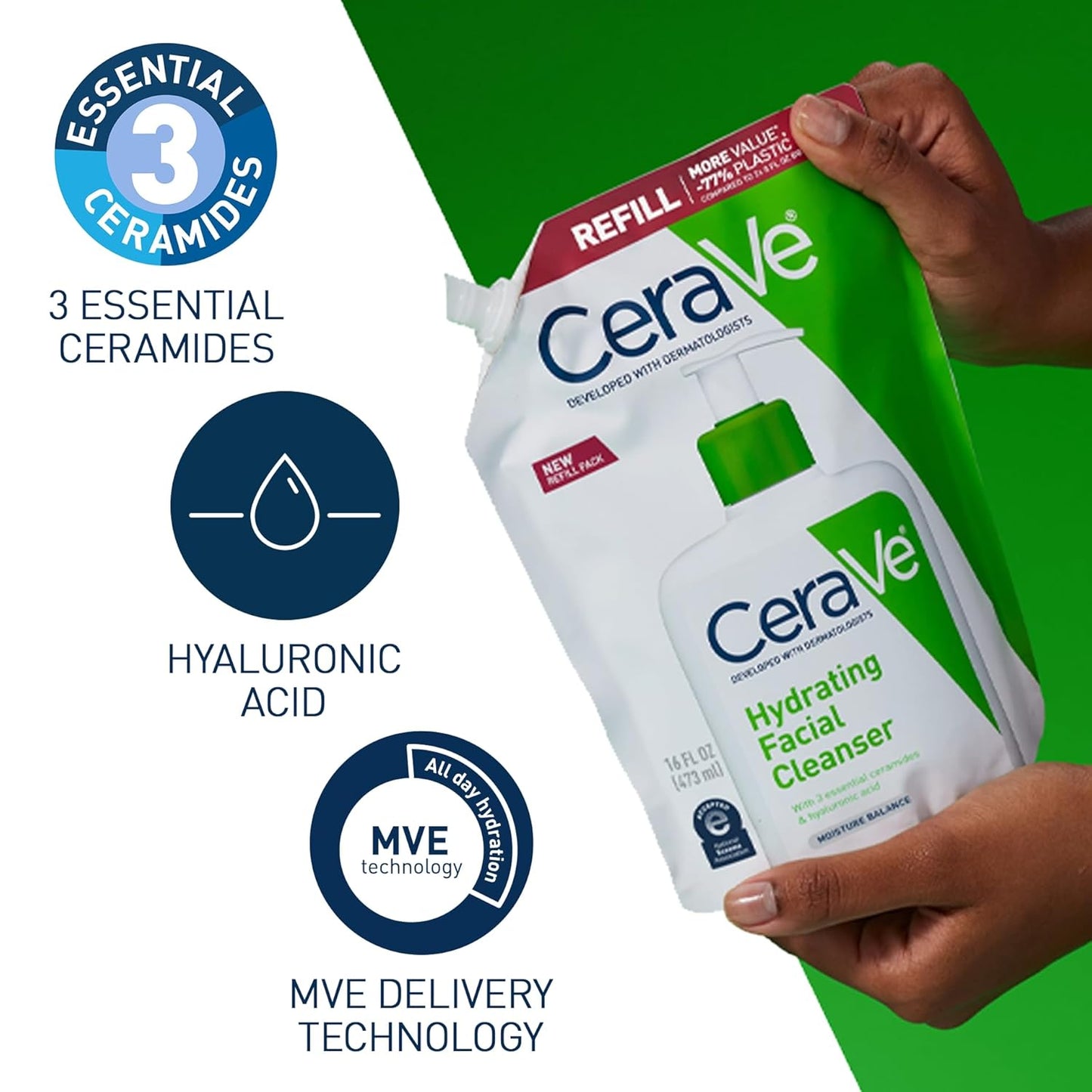 CeraVe Hydrating Facial Cleanser Refill