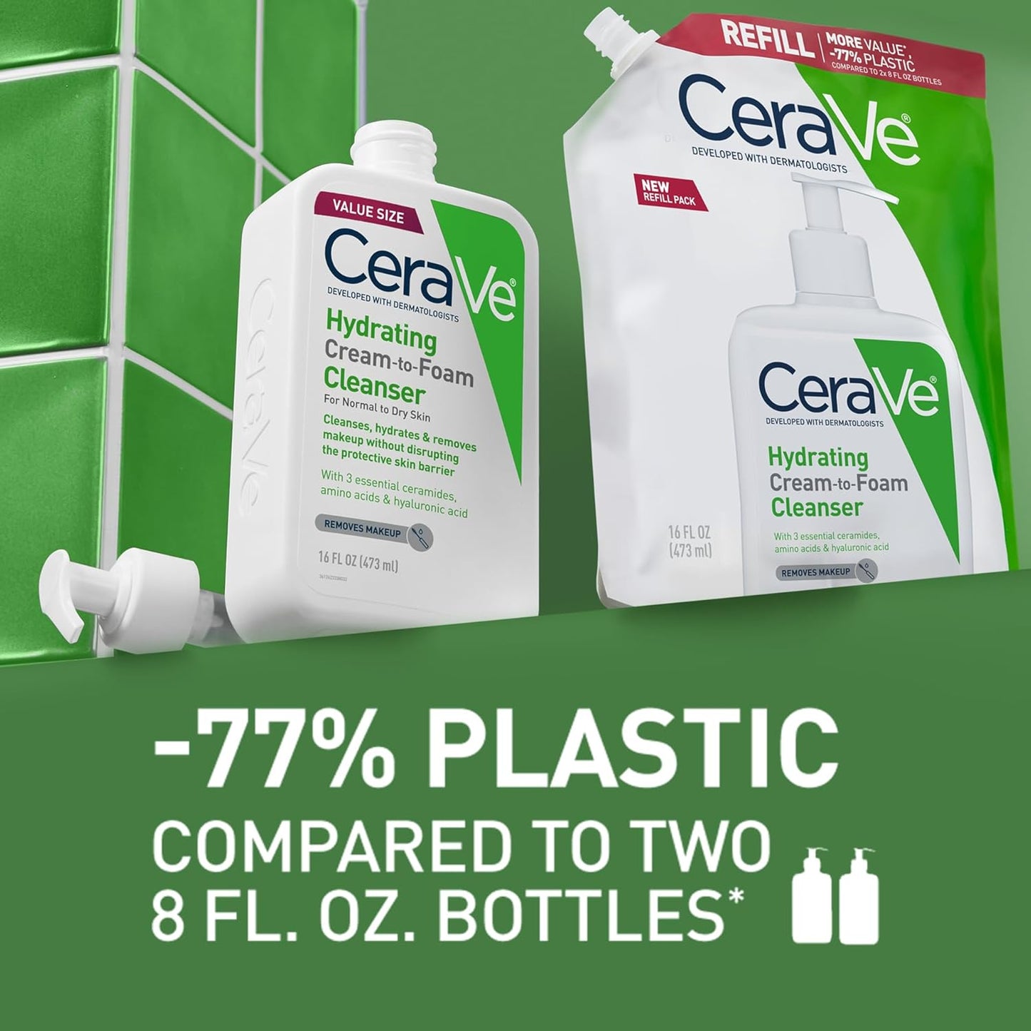 CeraVe Hydrating Cream-to-Foam Cleanser Refill