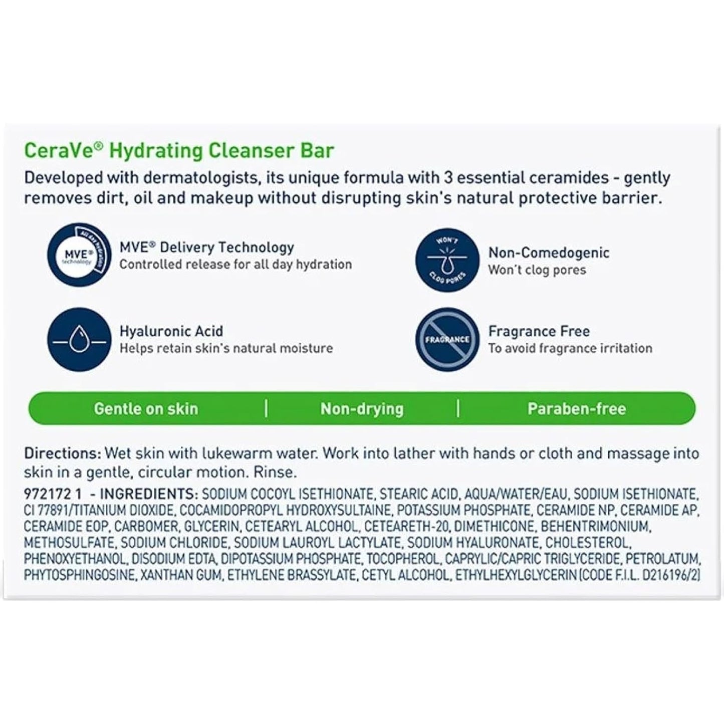 CeraVe Hydrating Cleanser Bar