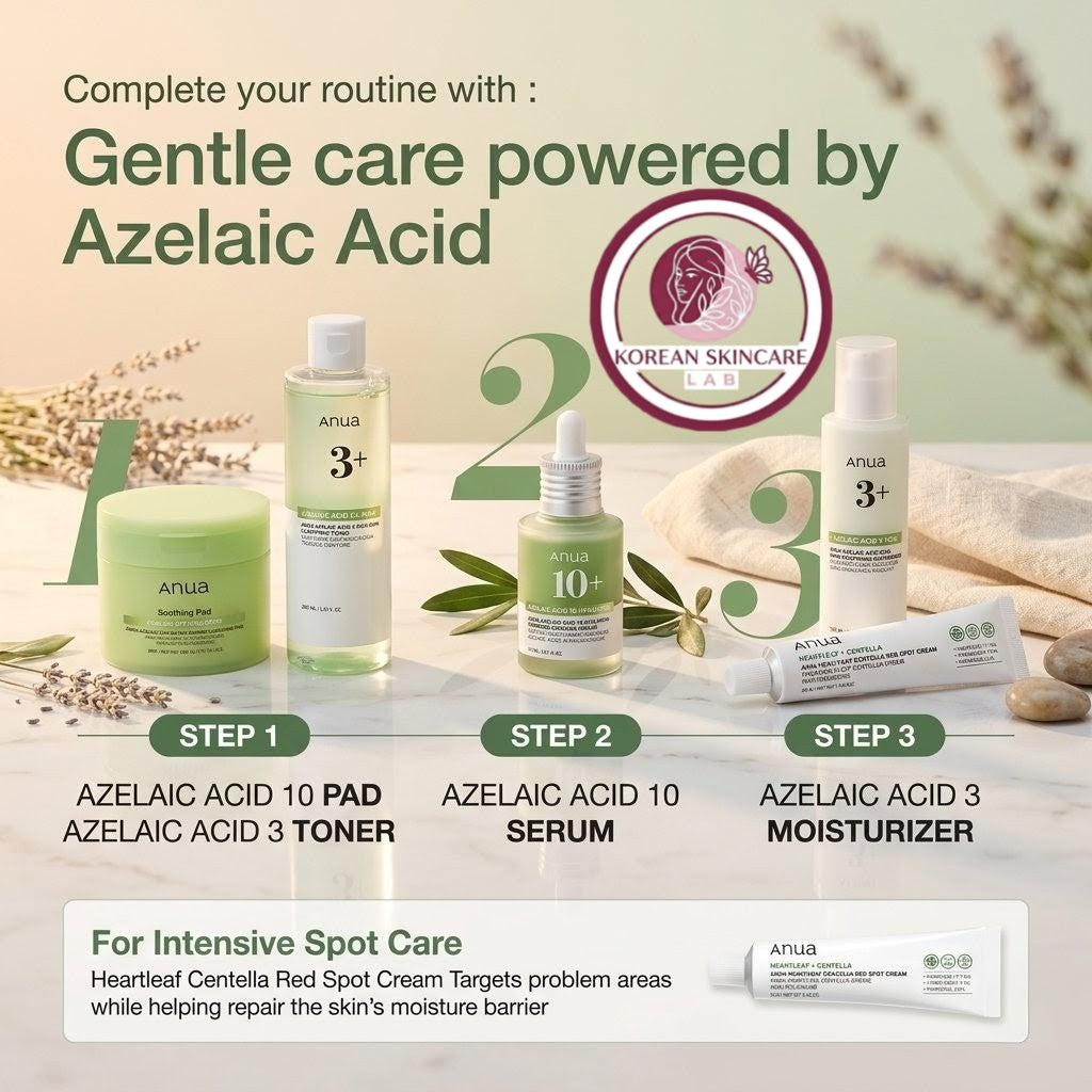 Anua Azelaic Acid 10 + Hyaluron Redness Soothing Serum