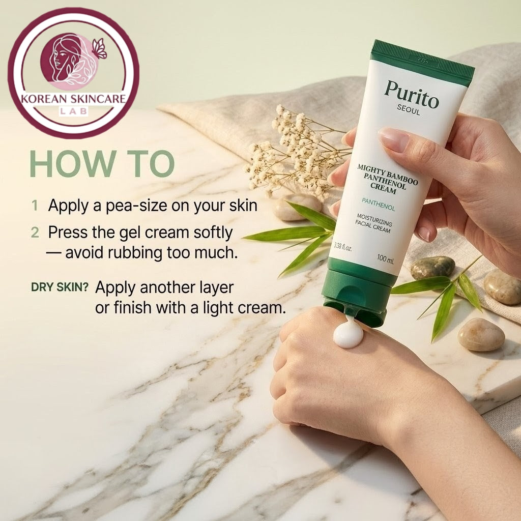 Purito Mighty Bamboo Panthenol Cream