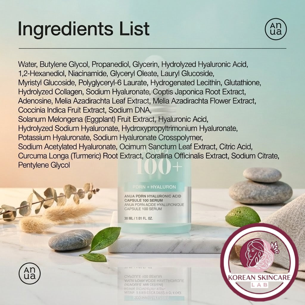 Anua PDRN Hyaluronic Acid Capsule 100 Serum
