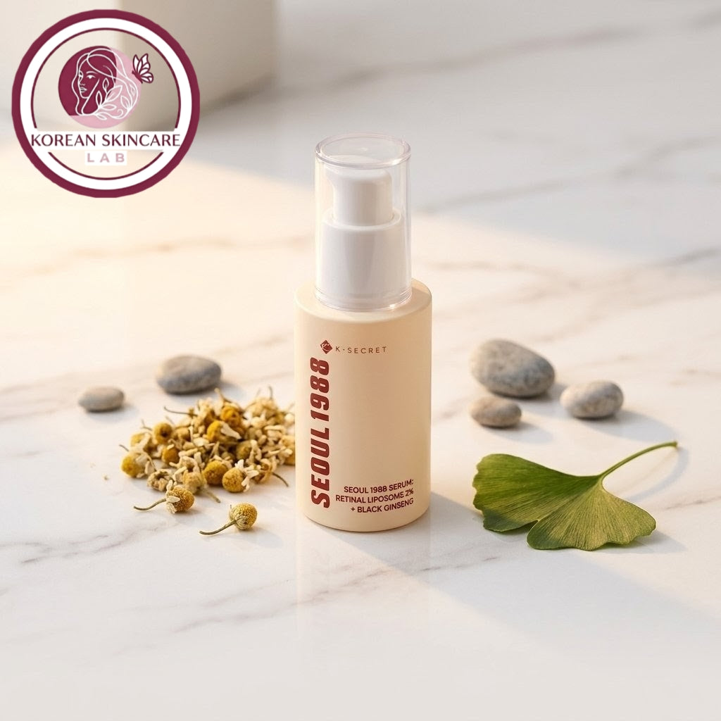 K-Secret Seoul 1988 Serum: Retinal Liposome 2% + Black Ginseng