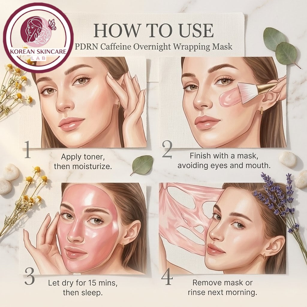 Medicube PDRN Pink Caffeine Night Wrapping Mask