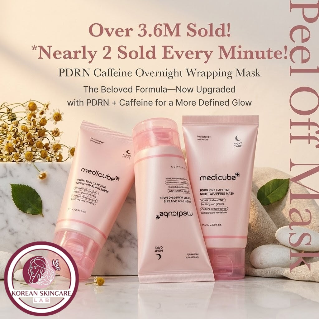 Medicube PDRN Pink Caffeine Night Wrapping Mask