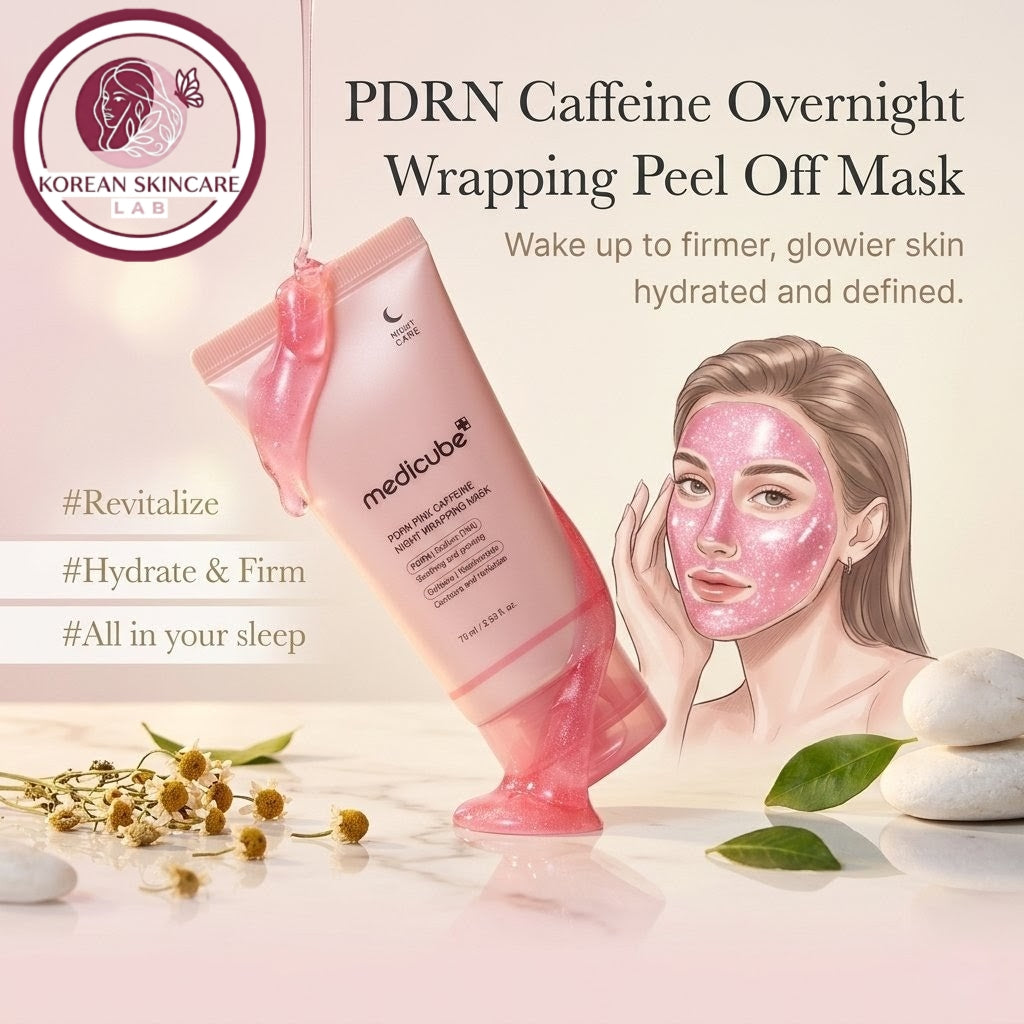 Medicube PDRN Pink Caffeine Night Wrapping Mask