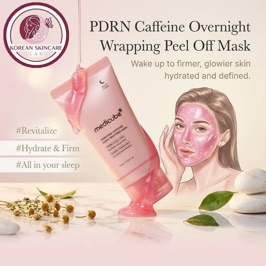 Medicube PDRN Pink Caffeine Night Wrapping Mask