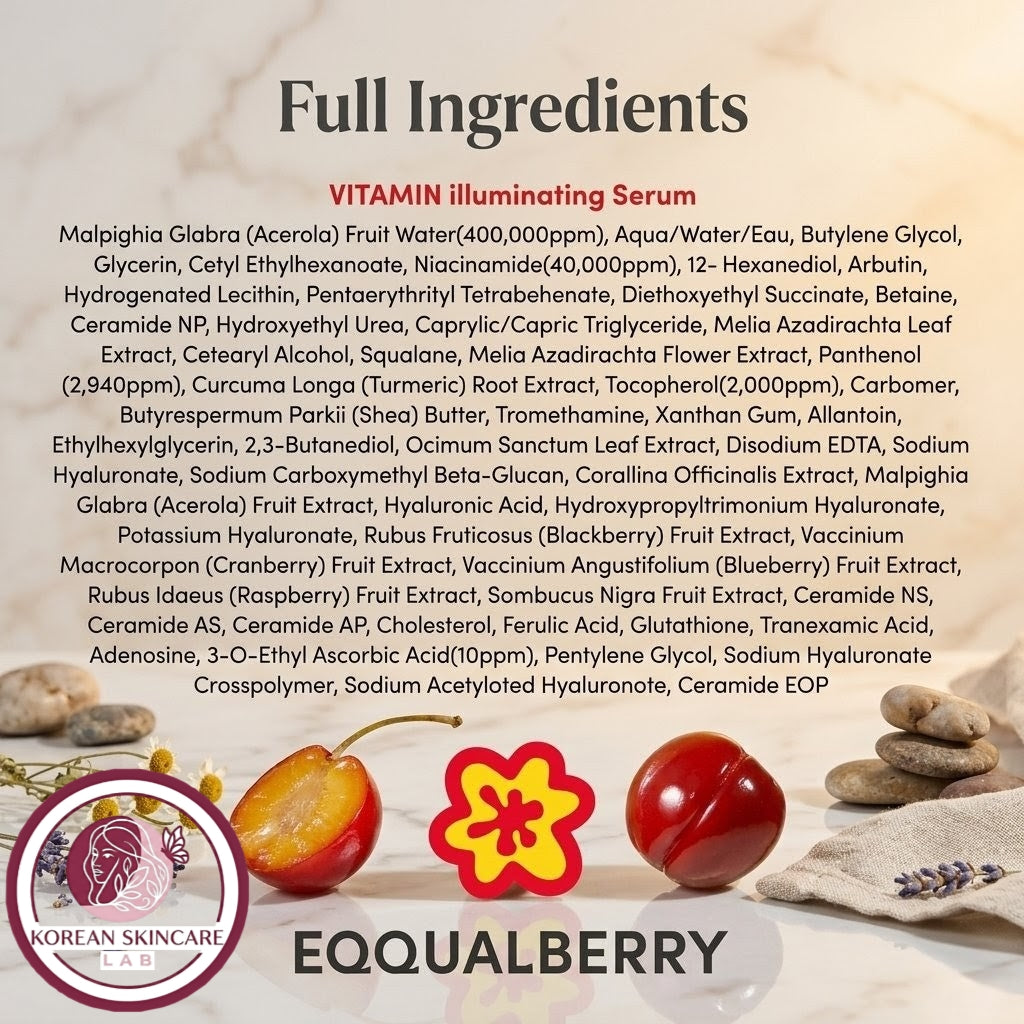 Eqqual Berry Glow Filter Vitamin Illuminating Serum