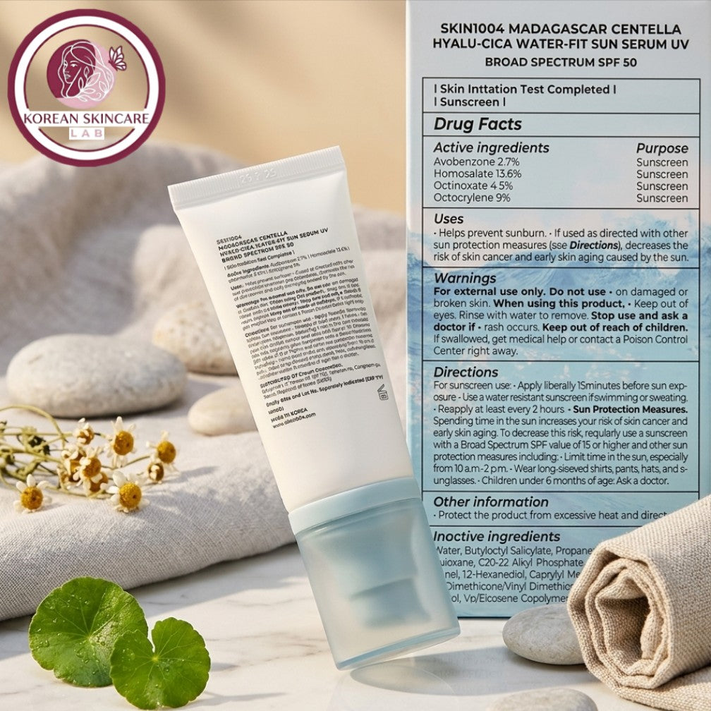 SKIN1004 Madagascar Centella Hyalu-Cica Water-Fit Sun Serum